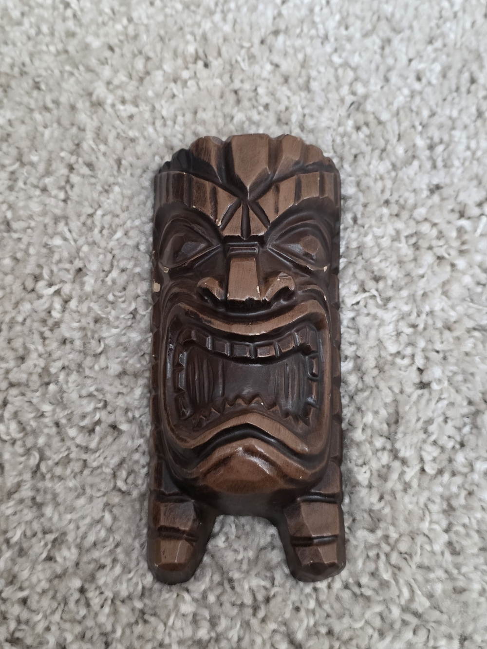 Molded Wall HangingTiki Mask Wall Art - Brown